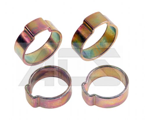 Mild Steel Single Ear O Clips 7mm - 18mm