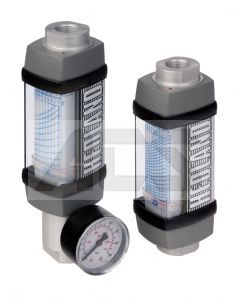 Hedland Flow Meter With Aluminium Case & Integrated Pressure Gauge