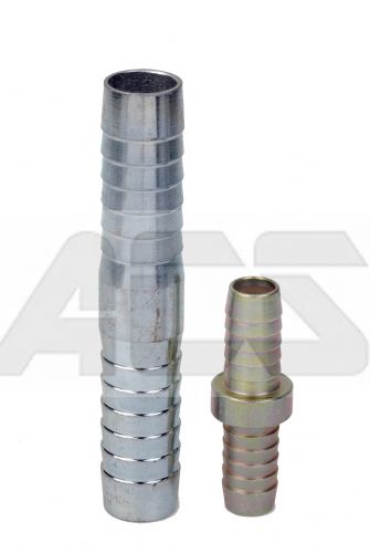 Zinc Plated Steel Barbed Hose Connector  1/2