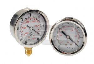 Vacuum gauges 50, 63, 100mm dial