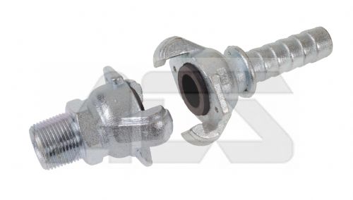 US Universal Claw Fittings - Zinc plated