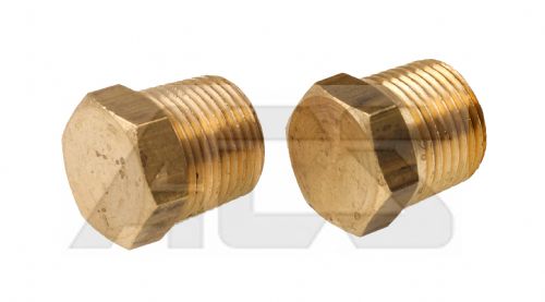 Brass Solid Hex Male BSPT and NPT Blanking Plug