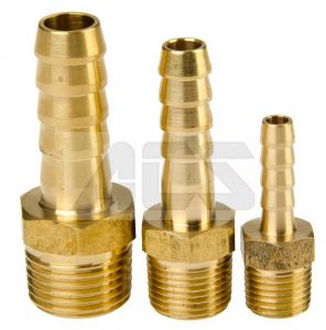 Hose Tail - Brass BSPT 1/8