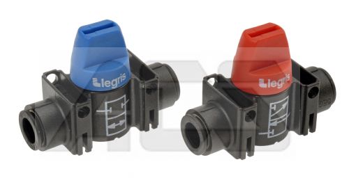 Legris 2/2 & 3/2 Mini Ball Valve 4mm - 12mm