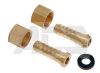 Hose Tail Swivel - Brass Female BSPP 1/8 -  2