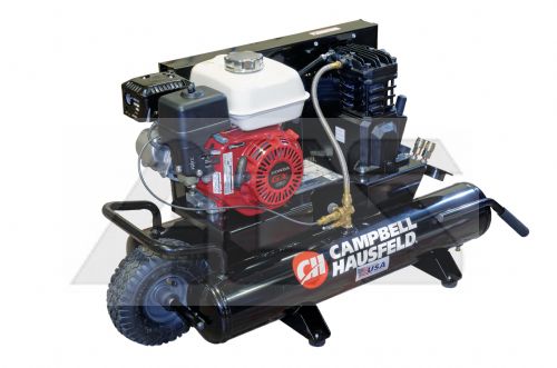 Petrol compressor Honda 5.5HP - wheelbarrow style