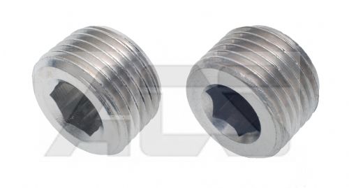 Nickel Plated Brass Int Hex Male Blanking Plug