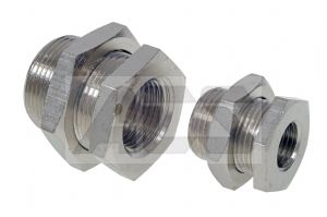 Nickel Plated Brass BSP Bulkhead Fitting