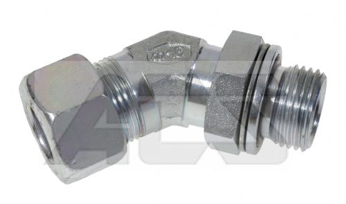 Swivel 45 Deg Elbow BSPP Metric (L) & (S)