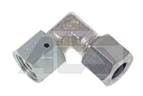 Female Swivel 90 Deg Elbow Coupling Metric DKO