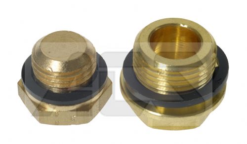 Brass Hex Male BSP Blanking Plug