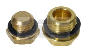 Brass Hex Male BSP Blanking Plug