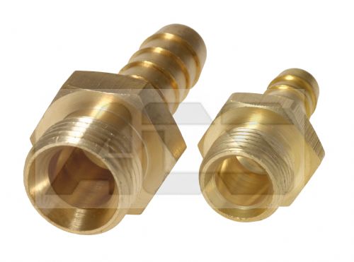 Hose Tail - Brass BSPP 1/8