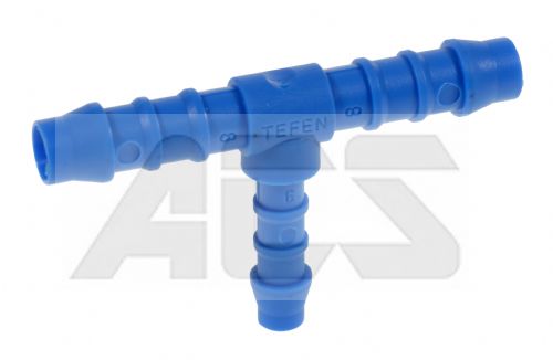 Nylon Reducing Barbed Tee Adaptor 1/8