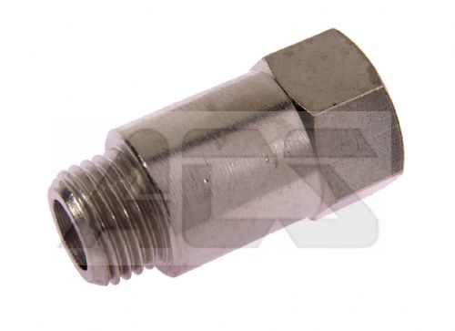 Nickel Plated Brass Male/Female BSP Adaptor (Long)