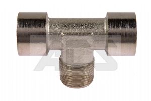 Nickel Plated Brass Centre Leg Male BSP Tee 