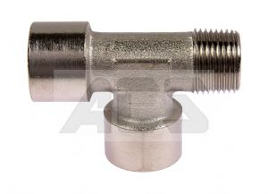 Nickel Plated Brass Offset Male BSP Tee 