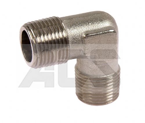 Nickel Plated Brass Male/Male BSP Equal Elbow