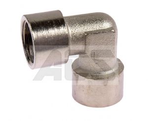 Nickel Plated Brass Female/Female BSP Equal Elbow