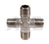 Nickel Plated Brass Male BSP Equal Cross 