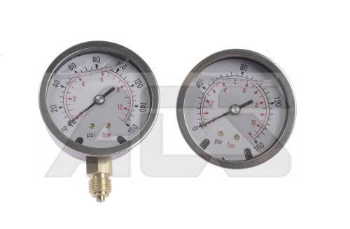 Pressure gauges up to 690 bar (10,000 psi)