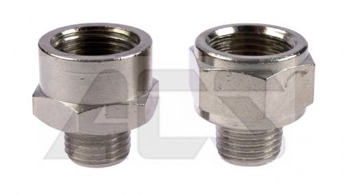 Nickel Plated Brass Male/Female BSP Adaptor 