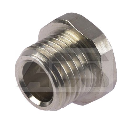 Nickel Plated Brass Hex Male BSP Blanking Plug