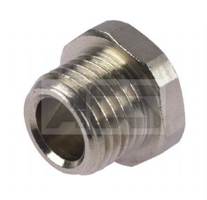 Nickel Plated Brass Hex Male BSP Blanking Plug