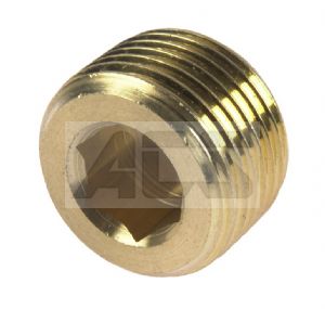 Brass Internal Hex Male BSP and NPT Blanking Plug