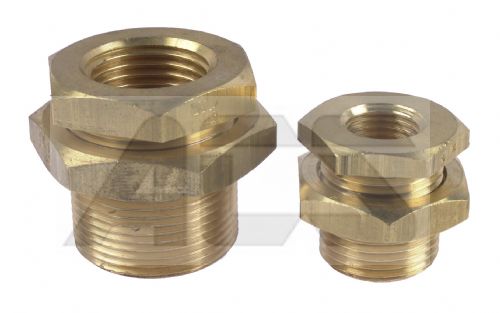 Legris Brass BSP Bulkhead Fitting