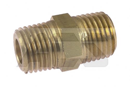 Brass Hex Male NPT/BSP Nipple Adaptor