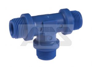 Nylon Male Equal BSP Tee Adaptor 1/8