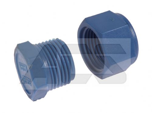 Nylon BSP Threaded Blanking Plug & Cap 1/8