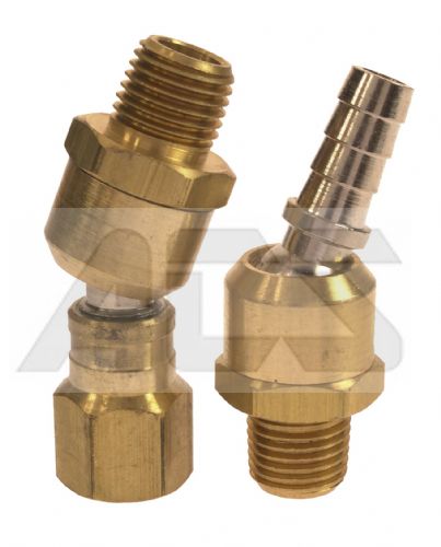 Hose Swivel Joint - Brass BSPT 1/4