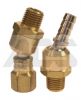 Hose Swivel Joint - Brass BSPT 1/4 - 3/8