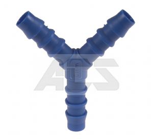 Nylon Barbed Y Hose Connector 4 - 17mm