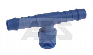 Nylon Male BSP Branch Tee Hose Tail 1/8