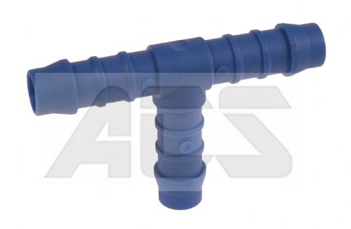 Nylon Equal Barbed Tee Adaptor 1/8