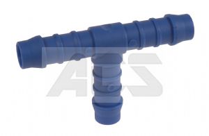 Nylon Equal Barbed Tee Adaptor 1/8