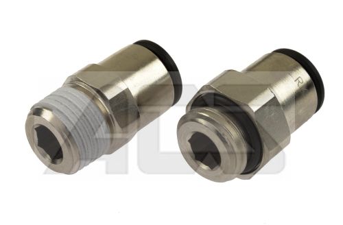 Male Stud Connector BSPT 1/8