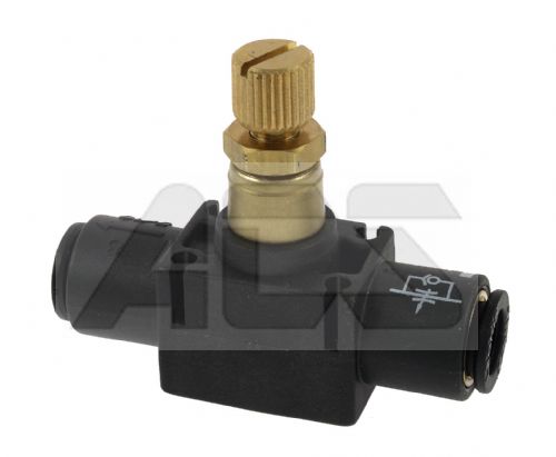 Flow control valve - in line type - push in