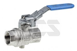 Ball valve - F/F Lockable with purge 1/4