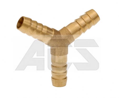 Hose Tail Y - Brass 1/4